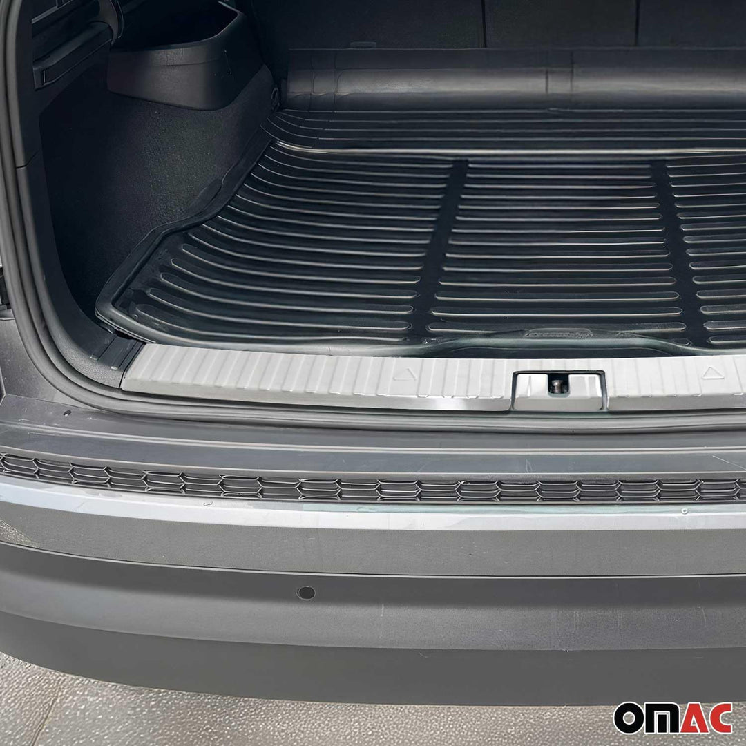 Ladekantenschutz Stossstangenschutz kompatibel mit Skoda Kodiaq NS7 2017-2023 Edelstahl Chrom Glanz,