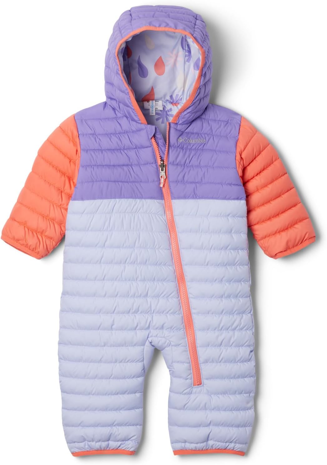 Columbia Unisex Baby Powder Lite 2 Reversible Bunting Schneeanzug-Strampler 3-6 Monate Snowdrift/Pai