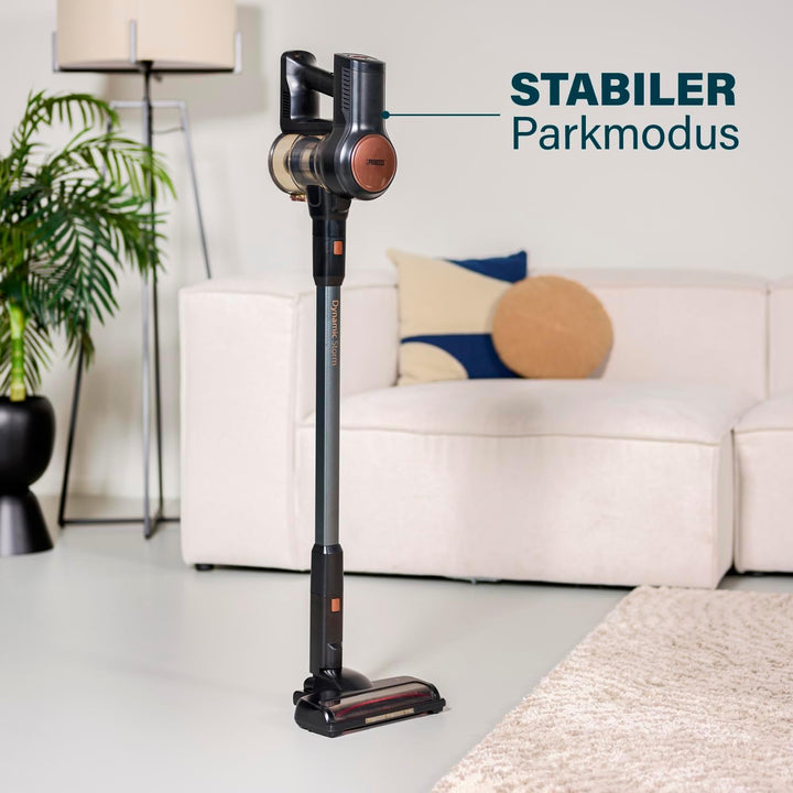 Princess Dynamic Storm – Leistungsstarker bürstenloser Motor – Hygienische Behälterentleerung – 30 m