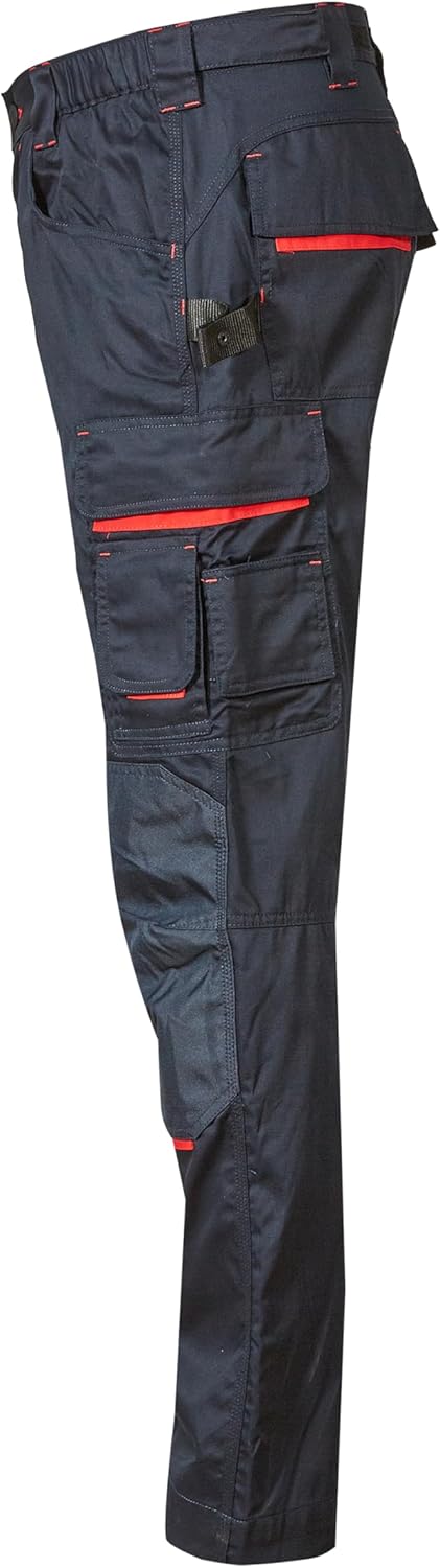 U-Power NIMBLE, Arbeitshose für Herren, Cargohose mit elastischem Bund, mit Kniepolstertaschen, mehr