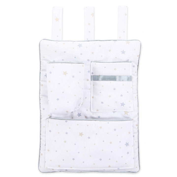 babybay Utensilo für alle Modelle, weiss Sternemix sand/azurblau, Weiss Sternemix Sand/Azurblau