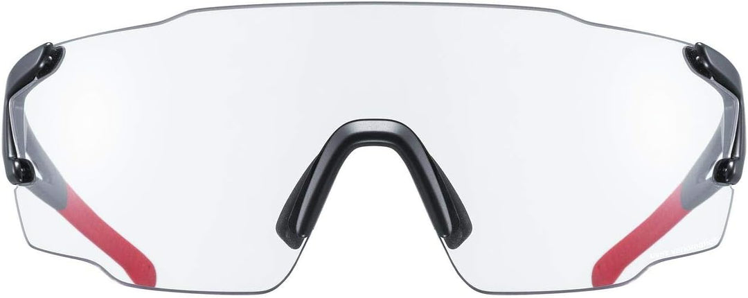 Uvex Unisex – Erwachsene Sportstyle 804 V Sportbrille black mat red/smoke Einheitsgrösse Single, bla