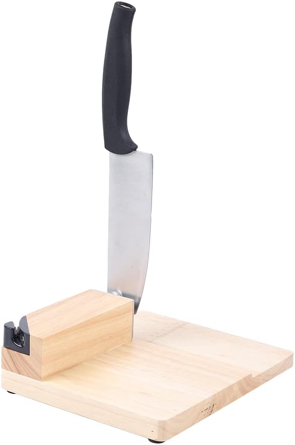 Küchenschneider Holzfuss Schneider Biltong Cutter Edelstahl & Gummiholz Basis Manueller Biltong Cutt