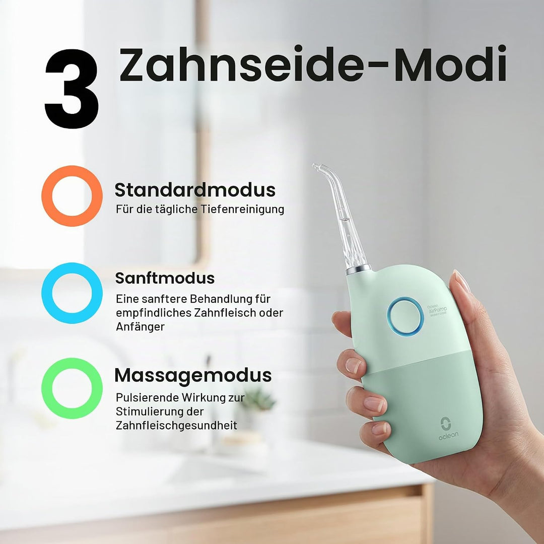 Oclean AirPump A10 Mundduschen, Grün Green, Green