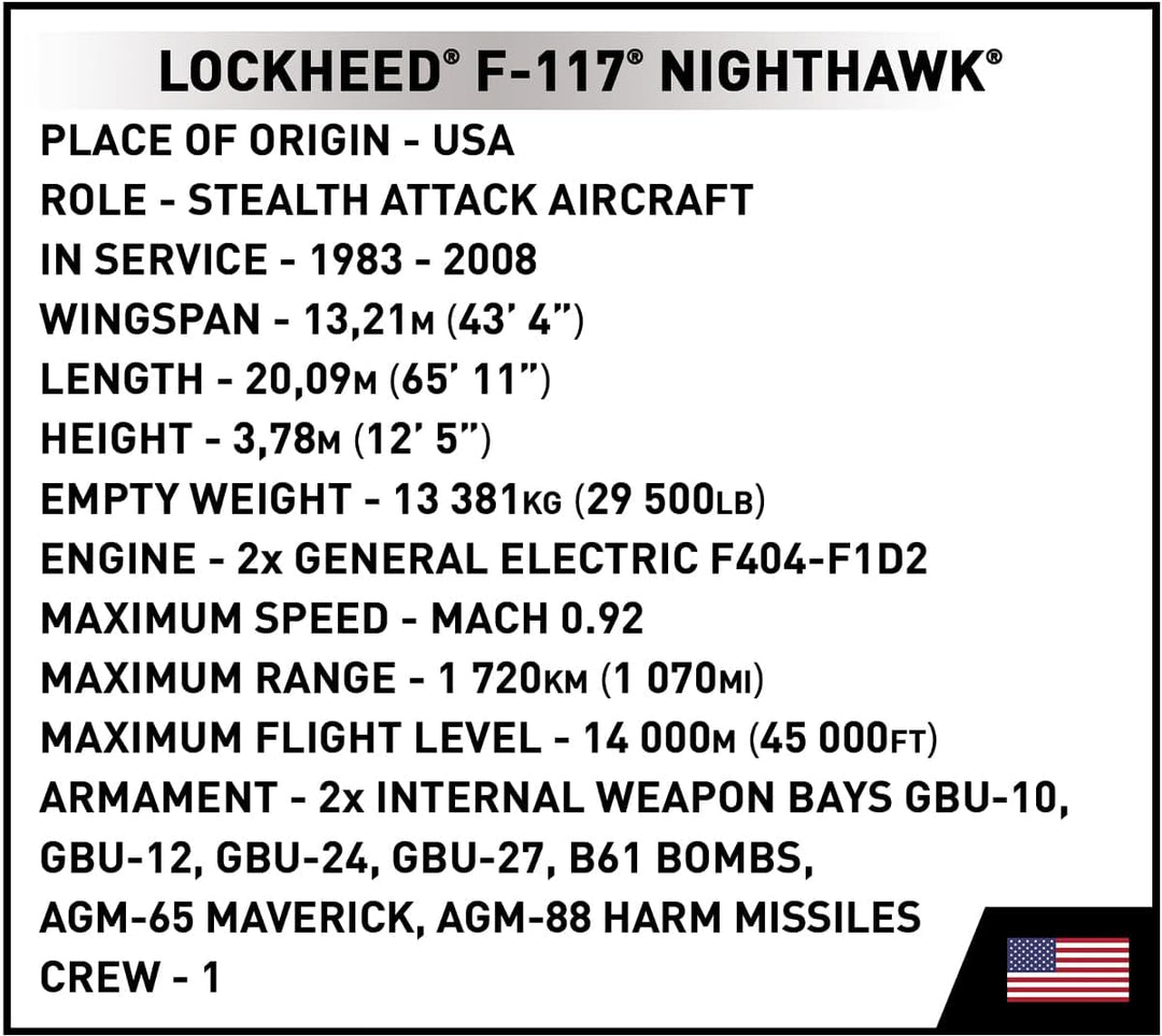 COBI F-117 Nighthawk