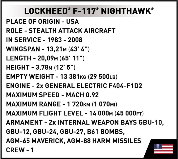 COBI F-117 Nighthawk