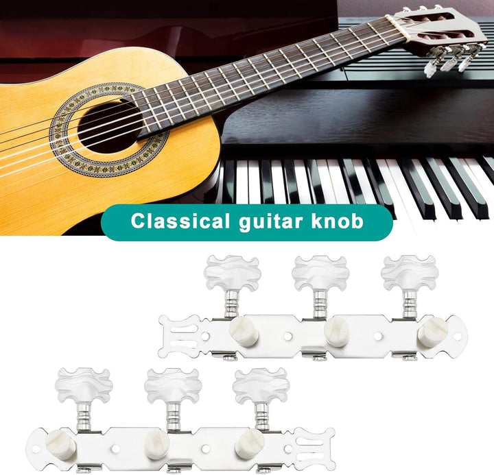 Stimmwirbel für klassische Gitarre, Stimmwirbel für klassische Gitarre, mit Befestigungsschrauben, M