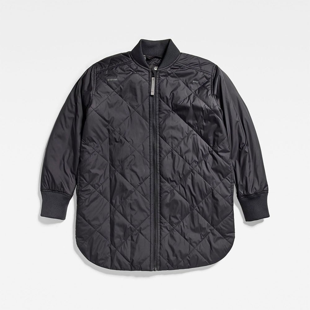 G-STAR RAW Damen Padded Bomber Collar Jacke Schwarz (Dk Black D22045-b958-6484) XXS, Schwarz (Dk Bla