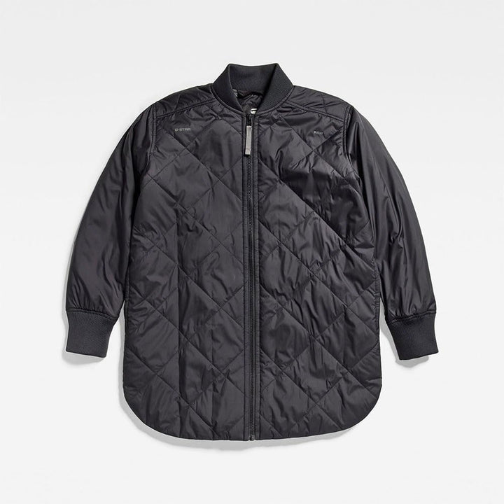 G-STAR RAW Damen Padded Bomber Collar Jacke Schwarz (Dk Black D22045-b958-6484) XXS, Schwarz (Dk Bla
