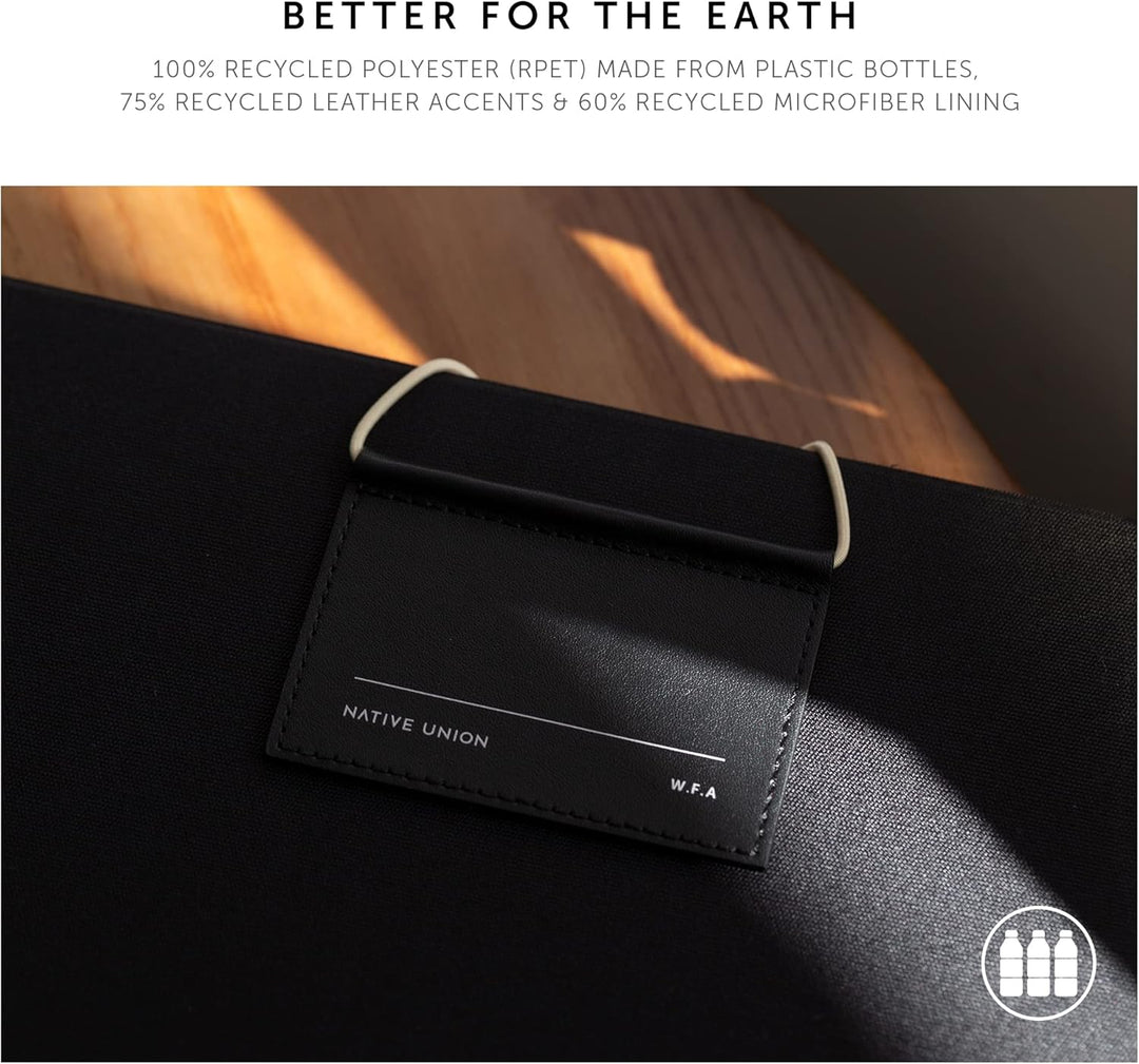 Native Union W.F.A iPad Folio - Minimalistischer und faltbarer iPad-Ständer samt Hülle aus recycelte