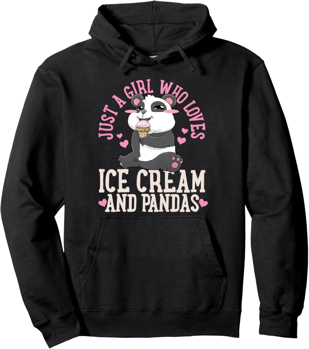 Eis Panda Kawaii Pullover Hoodie