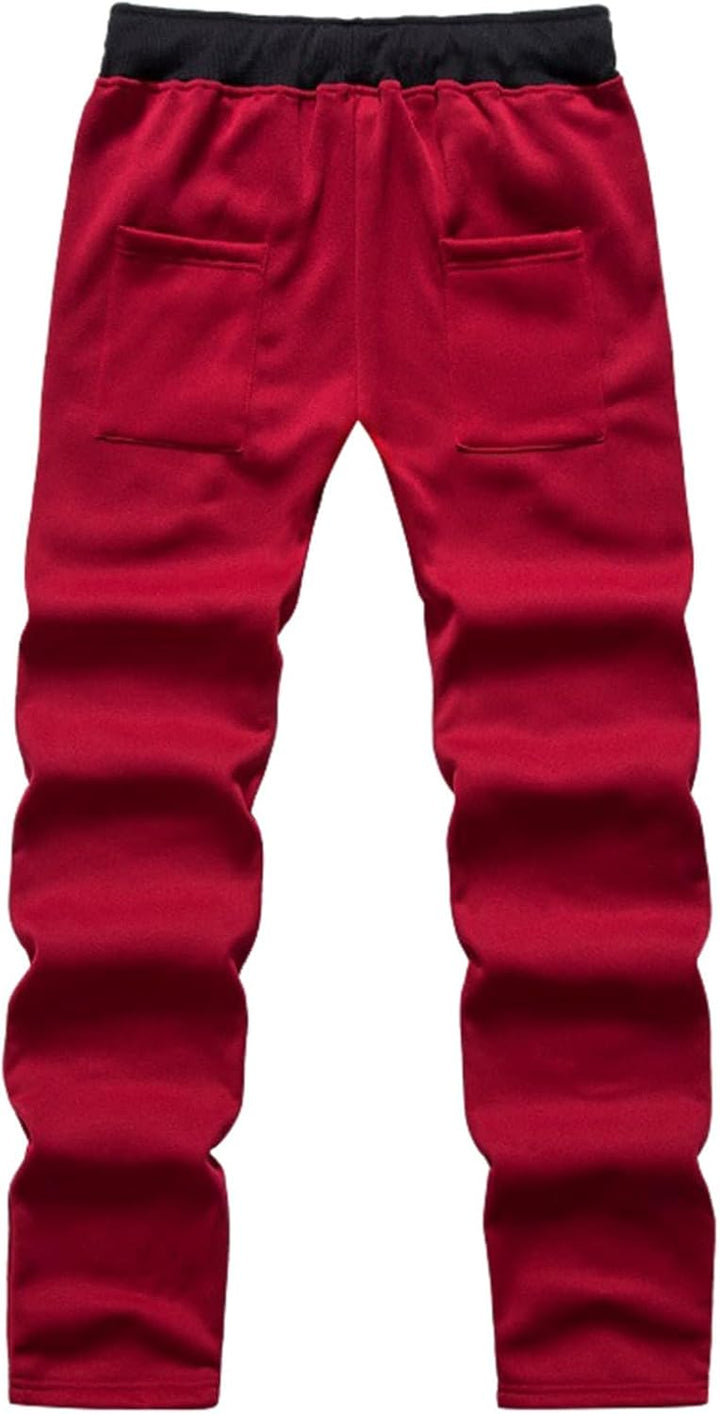 Duohropke Trainingsanzug Herren Winter Warm Jogginganzug mit Fleece Gefütterte, Männer Sportanzug Ca