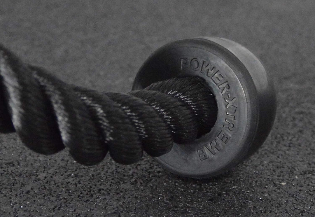 POWER-XTREME Kabelzuggriff | Trizeps-Seil | Trizeps-Tau | 70cm | 100cm | mit Drehgelenk | Bizeps-Sei