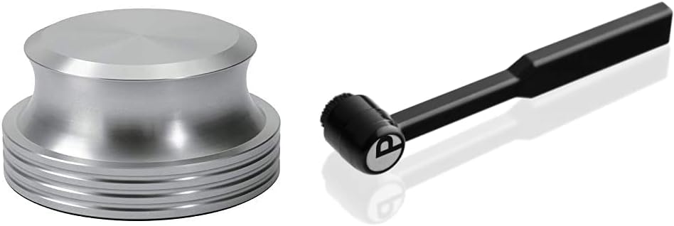 Dynavox Plattenspieler-Stabilizer PST420, Auflagegewicht aus Aluminium für Plattenspieler, Gewicht 4