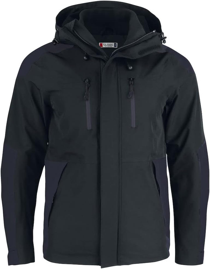 CliQue Unisex Stafford Jacket Jacke, Navy, L