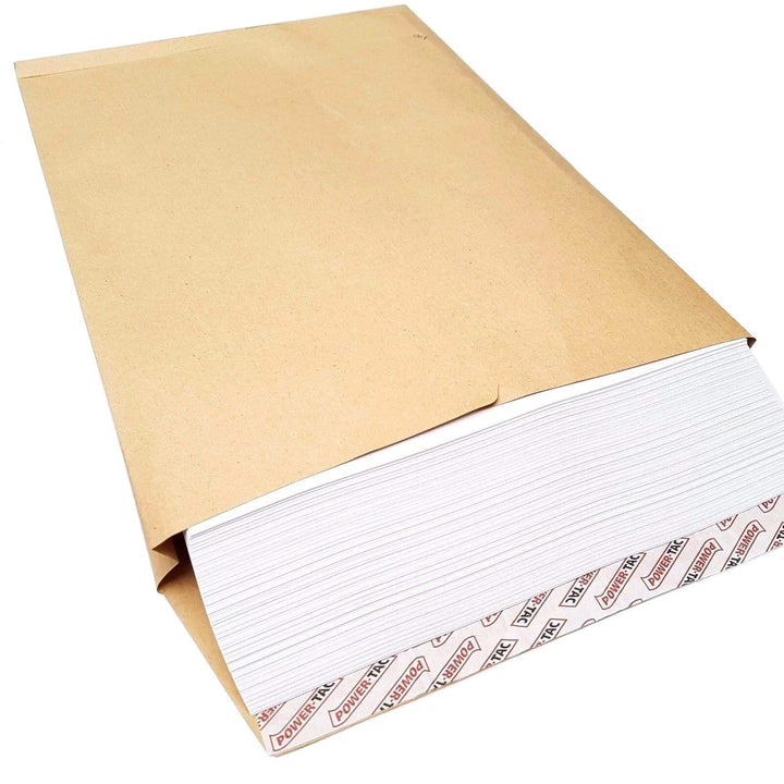 HSD C4 Versandtaschen, starkes Manila-Papier, A4, 115 g/m², 25 mm dick, erweiterbare Breite 100, 100