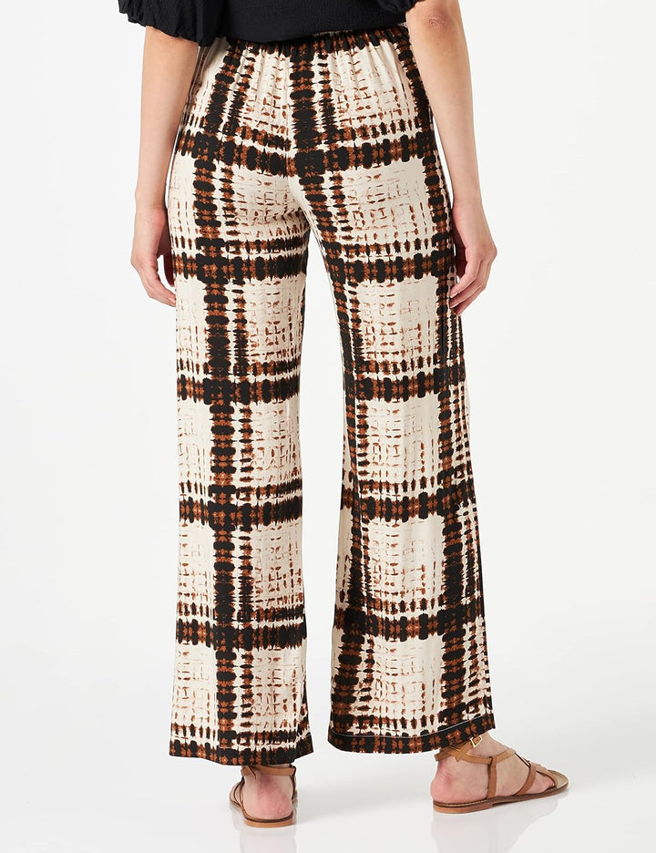 Part Two Damen PannaePW PA Pants 36 Braun Blurred Square, 36 Braun Blurred Square