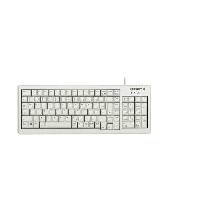 CHERRY G84-5200 Compact Keyboard, Deutsches Layout, QWERTZ Tastatur, kabelgebundene Tastatur, kompak
