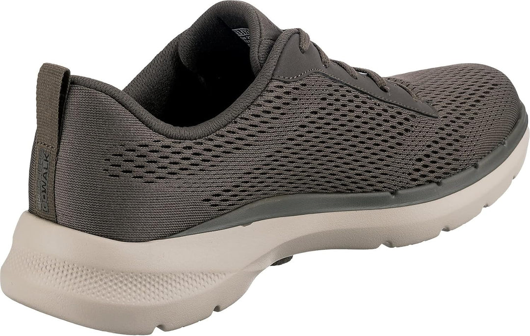 Skechers Herren Sneakers 41 EU Taupe Textile Synthetic, 41 EU Taupe Textile Synthetic