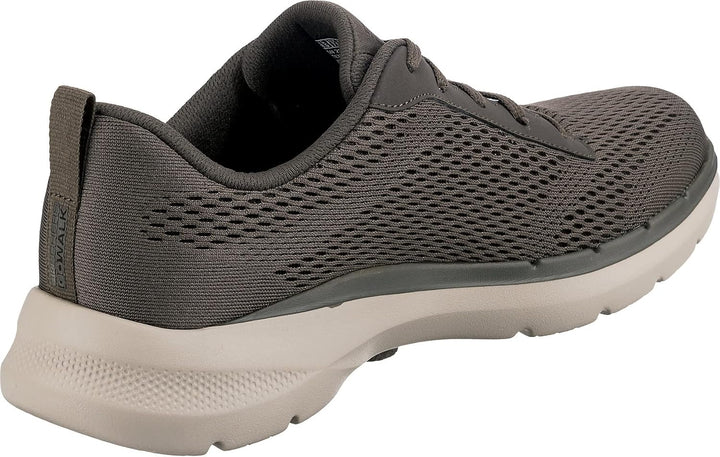 Skechers Herren Sneakers 41 EU Taupe Textile Synthetic, 41 EU Taupe Textile Synthetic