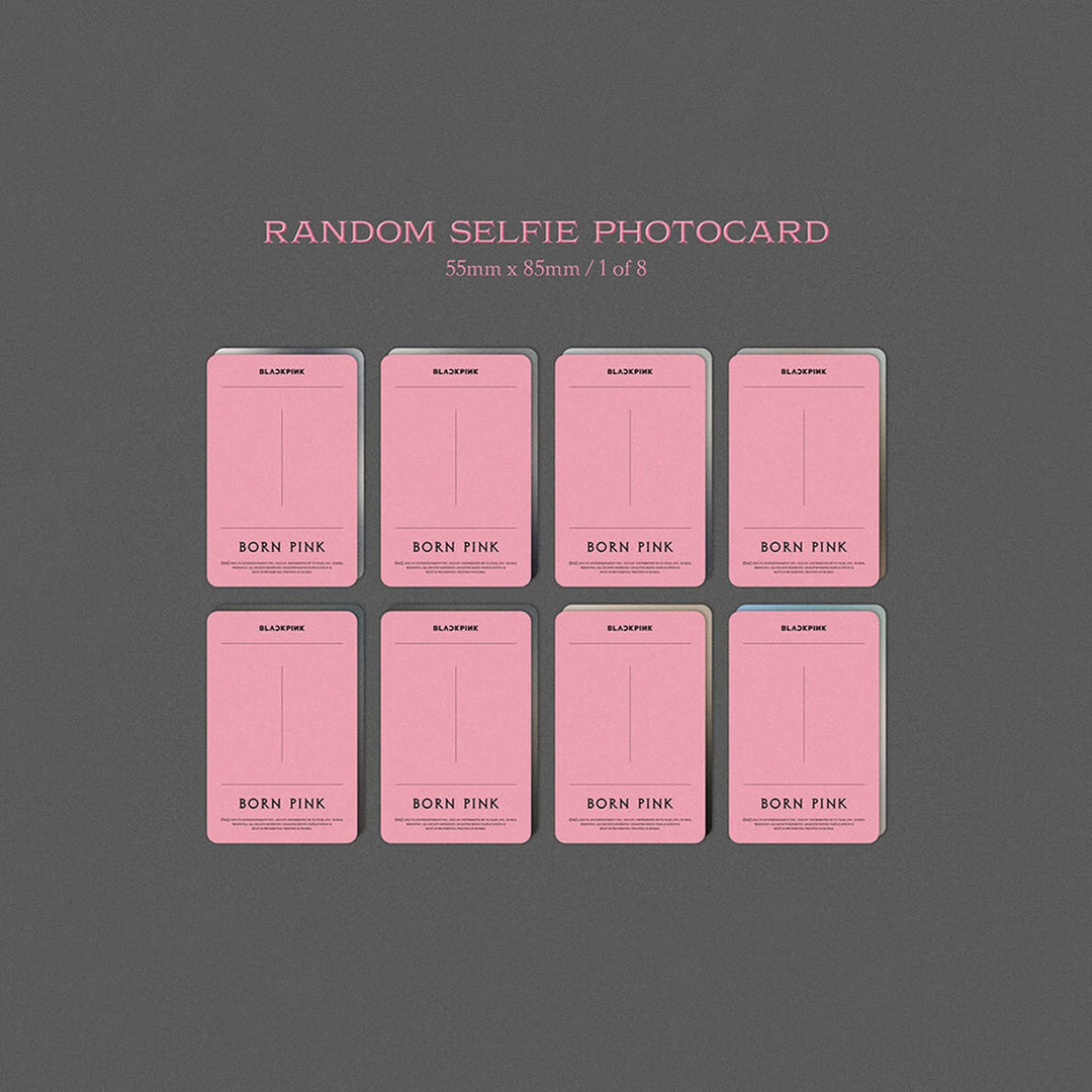 BLACKPINK - [BORN PINK] (PINK Ver.) CD + Photobook + Envelope + Lyrics Paper + Large Photocard + Pos