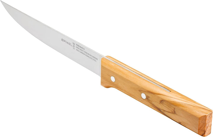 Opinel Parallel Trio Olivier /2 Kochmesser Set aus 3 Chefmessern mit Edelstahlklinge und Buchenholzg
