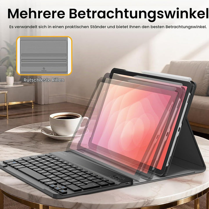 FINTIE Tastatur Hülle für Samsung Galaxy Tab S11 2025 11 Zoll Tablet SM-X730/X736, Keyboard Cover mi