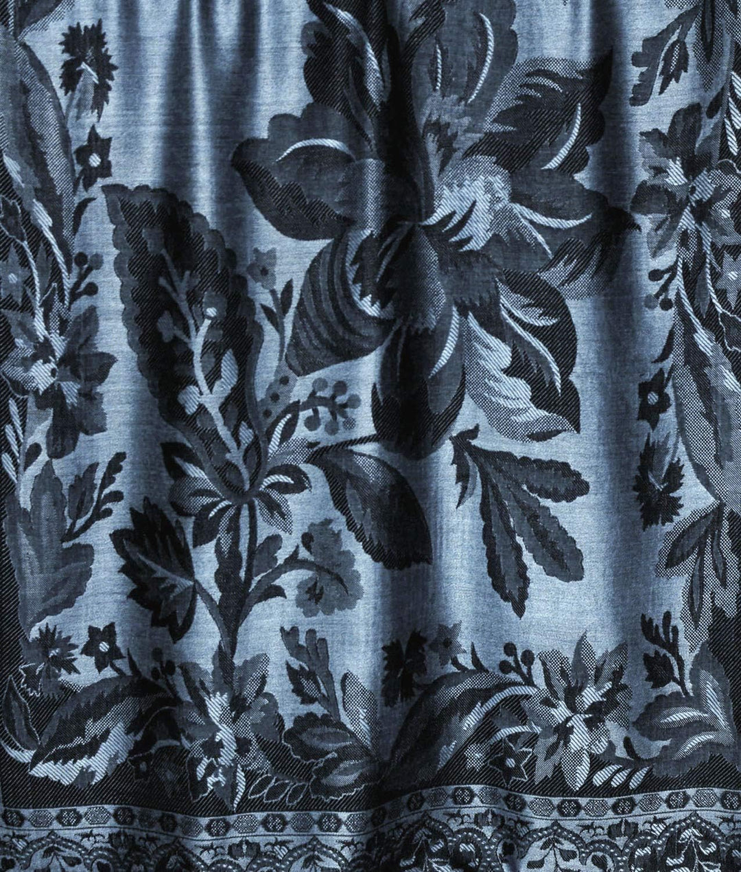 Lorenzo Cana Marken Pashmina Damenschal Naturfaser Floral Blumen Stola Schaltuch Tuch Stola 70 cm x