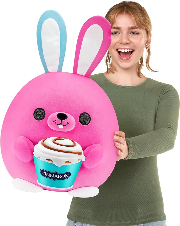 Snackles gross Britney, Hase (Cinnabon) ZURU, 35 cm grossen Plüschtier (Hase) Bunny, Bunny