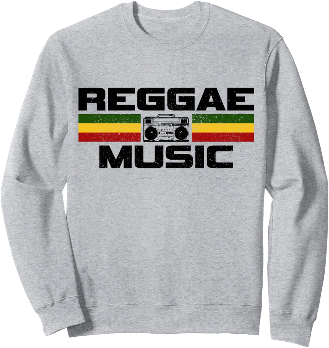 Reggae Musik Rastafari Rasta Jamaika Geschenk Sweatshirt