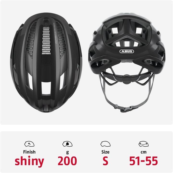 ABUS Rennradhelm AirBreaker - High-End Fahrradhelm für den professionellen Radsport - für Jugendlich