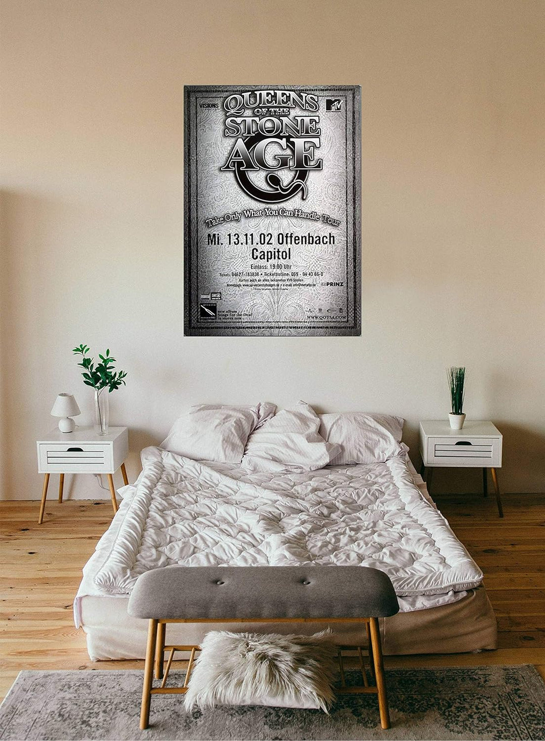 Queens of The Stone Age - Take Only What, Frankfurt 2002 » Konzertplakat/Premium Poster | Live Konze