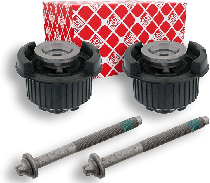 febi bilstein 31965 Achskörperlagersatz für Hinterachsträger, mit Schrauben , 1 Stück