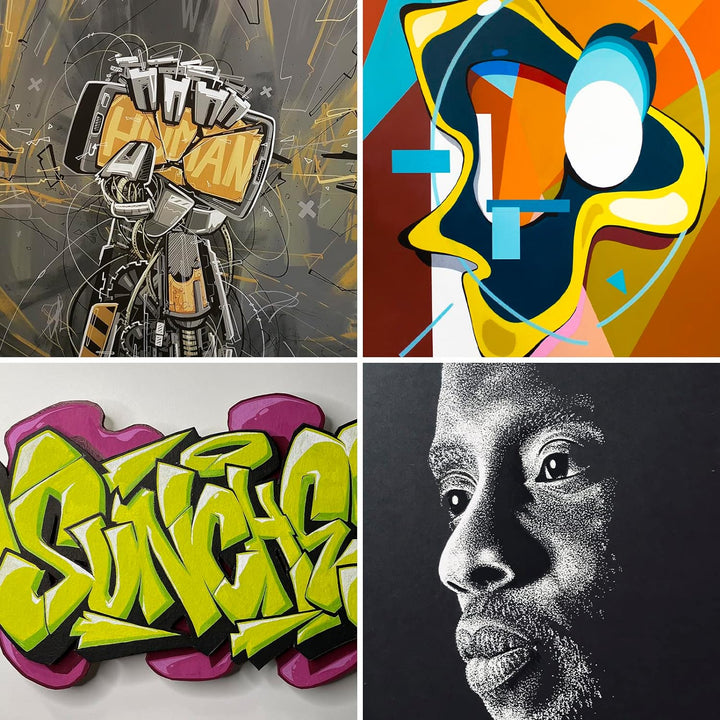 Molotow One4All Acrylic Twin Marker Main Kit 2 (Strichstärke 1,5 mm und 4,0 mm, hochdeckend und perm