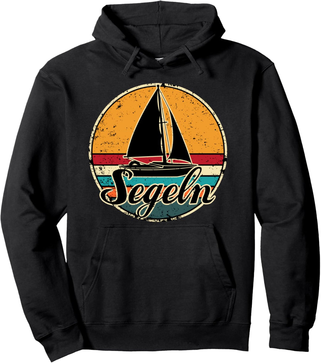 Segelboot Segler Geschenk Männer Boot Kapitän Matrose Segel Pullover Hoodie