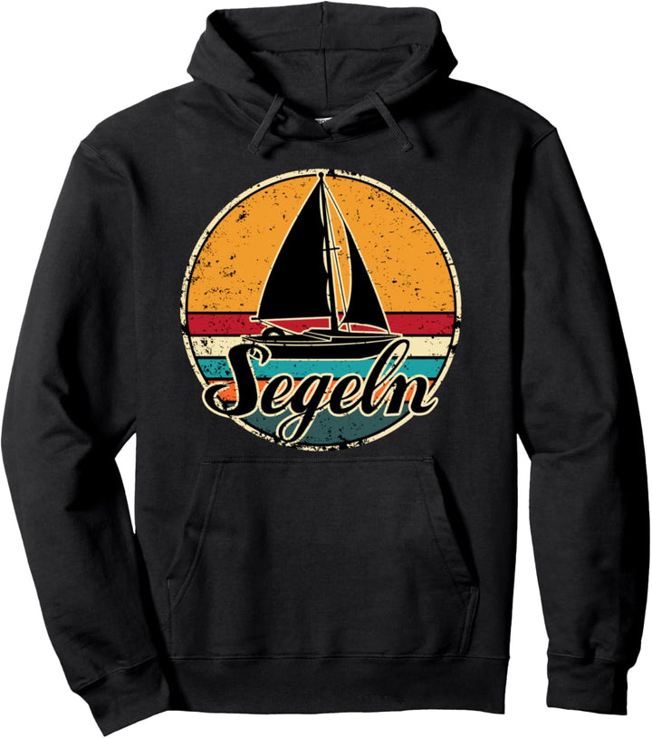 Segelboot Segler Geschenk Männer Boot Kapitän Matrose Segel Pullover Hoodie