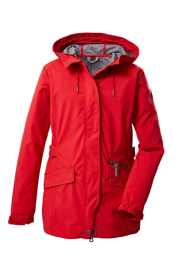 G.I.G.A. DX Damen Gs 96 Wmn Sftshll Jckt Softshelljacke/Outdoorjacke mit Kapuze 42 modern red, 42 mo