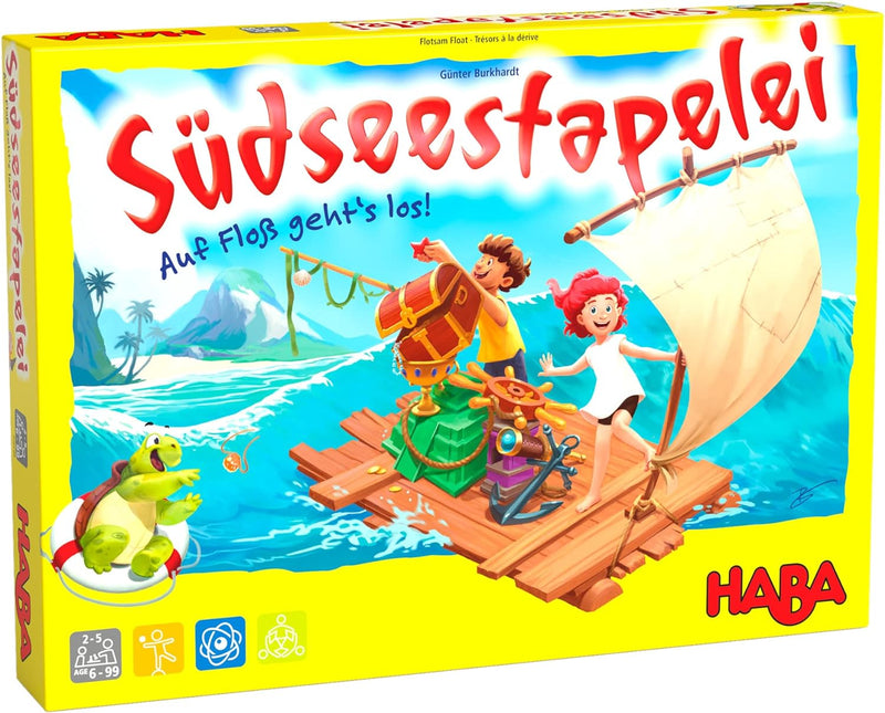 HABA 306698 - Südseestapelei, Grosses Spiel ab 6 Jahren, made in Germany