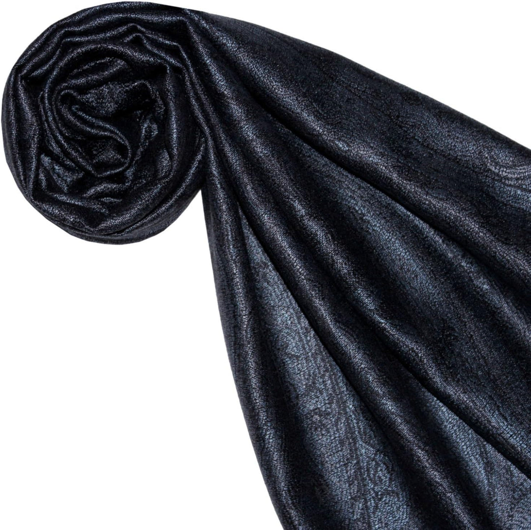 Lorenzo Cana - Damen Seidenschal Schal 100% Seide jacquard gewebt harmonische Farben mit Fransen 35