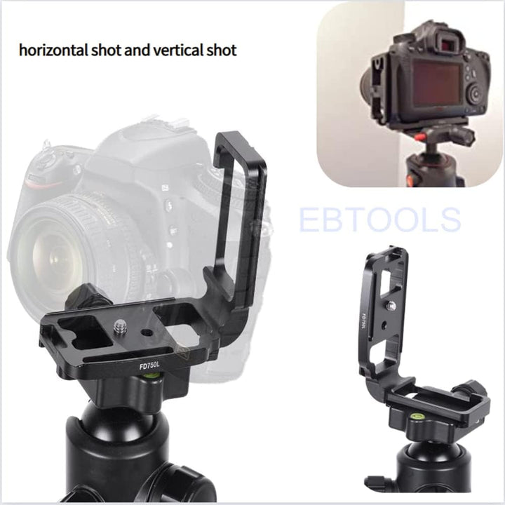 EBTOOLS for L Winkel Für D7500-L Förmige Kamera Schnellwechselplatte Quick Release L Bracket Plate Q