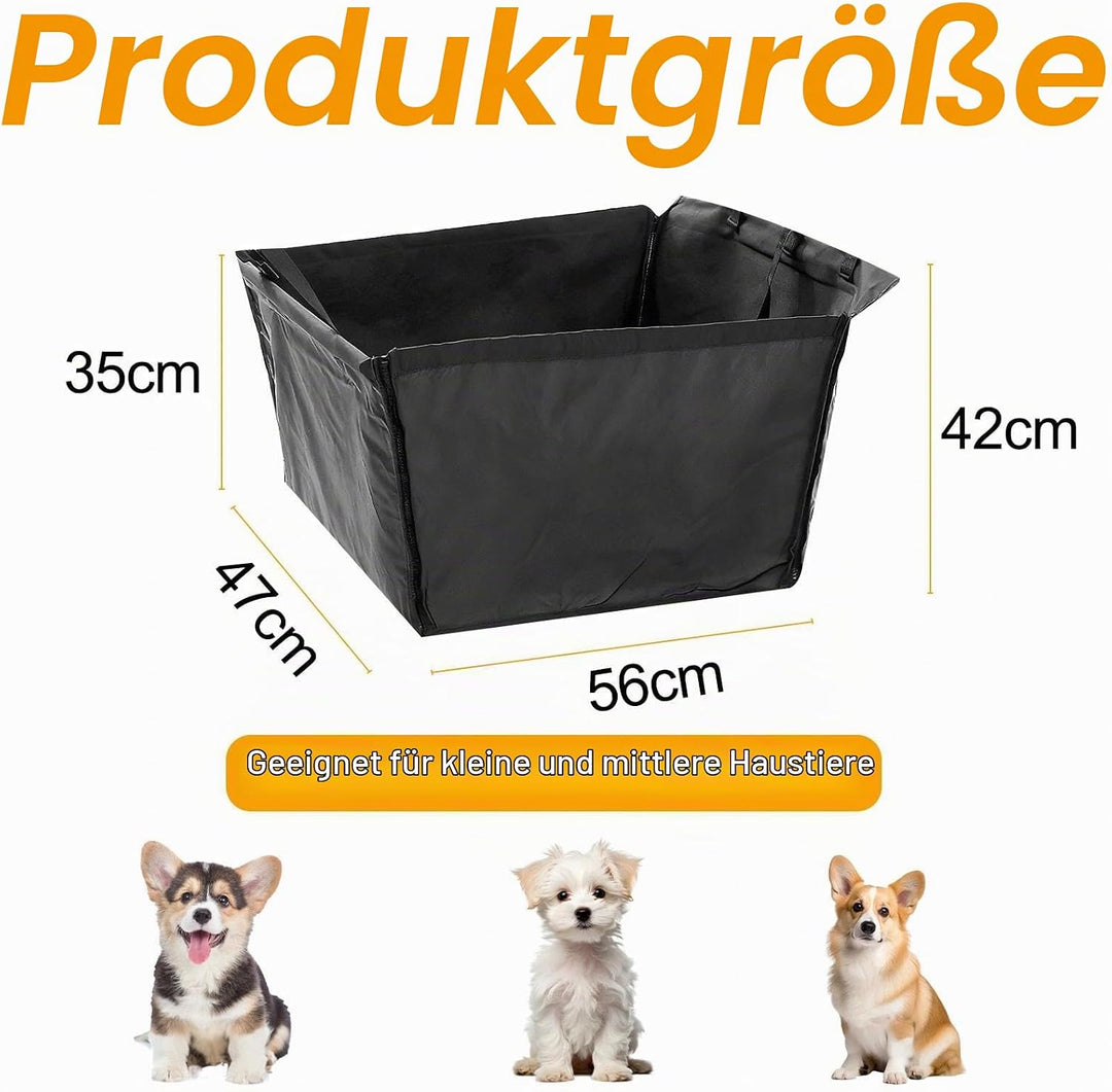Hunde Autositz für Kleine Mittlere Hunde, Hundesitz Auto Rückbank, Hundeautositz, Hundeschutz Auto R