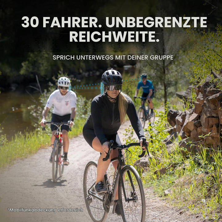 Cardo SYNC Helm-Kommunikationssystem für Radfahren, Einzelpackung