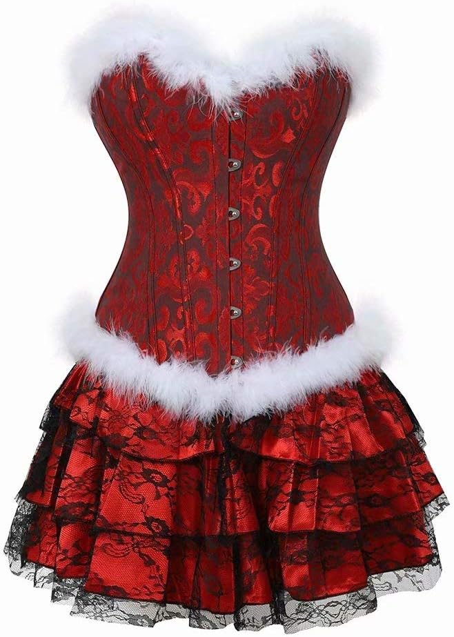 Jutrisujo korsett Weissnachten alter Mann corsage bustier Vollbrust korsagen Damen Grosse Grösse top