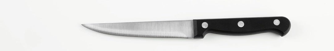 GOURMETmaxx Messerblock 6-tlg. | Edelstahl-Küchenmesser inkl. Koch-, Brot-, Santoku-, Tranchier- & S