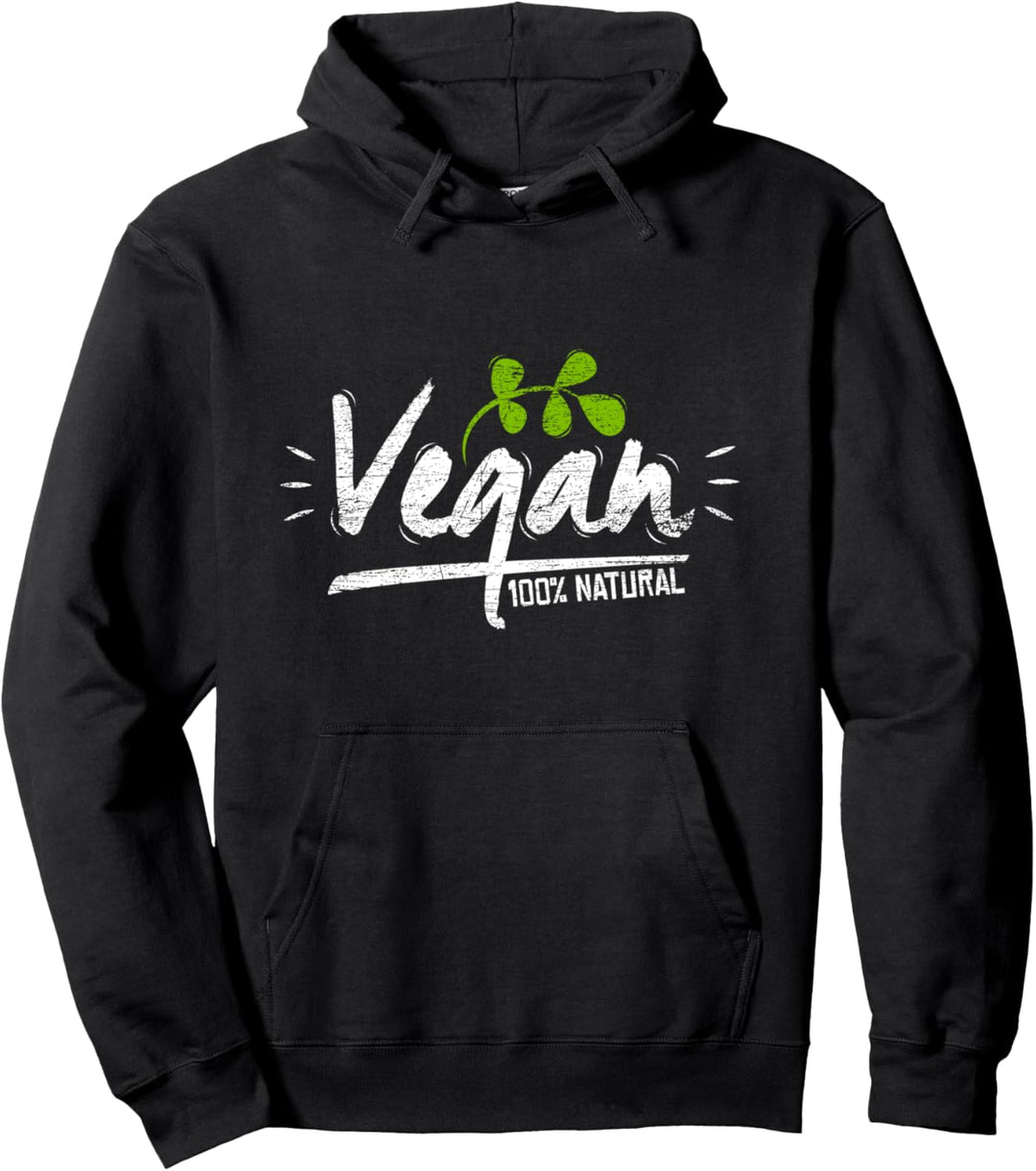 100% Natural Vegan Pullover Hoodie