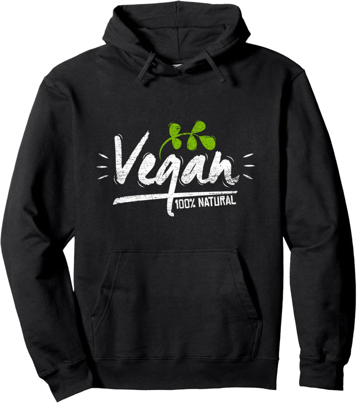 100% Natural Vegan Pullover Hoodie