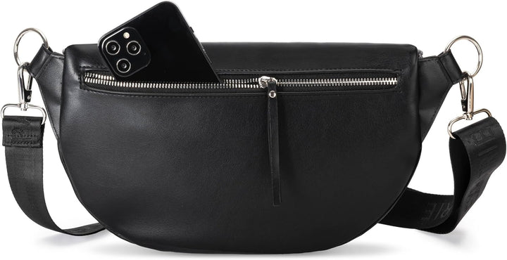Expatrié Bauchtasche Damen - Alice Large Schwarz L, Schwarz L