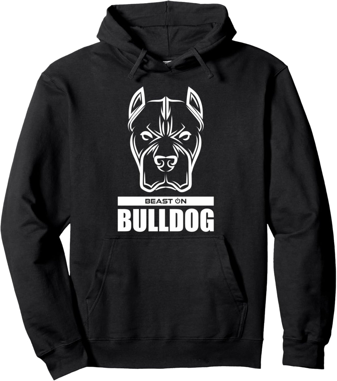 Bulldog Head Gym Workout Fitness Bodybuilding Gain Training Pullover Hoodie