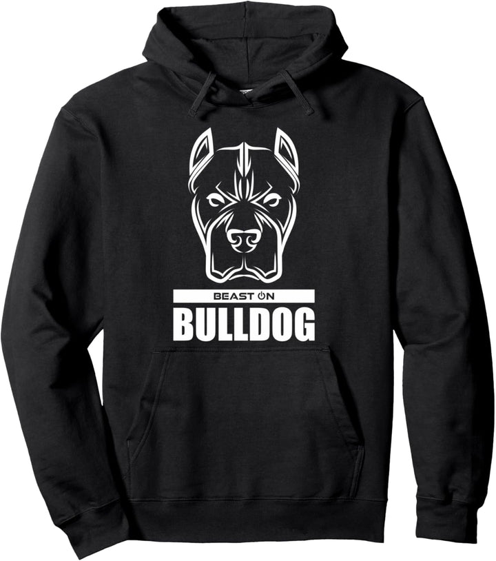 Bulldog Head Gym Workout Fitness Bodybuilding Gain Training Pullover Hoodie