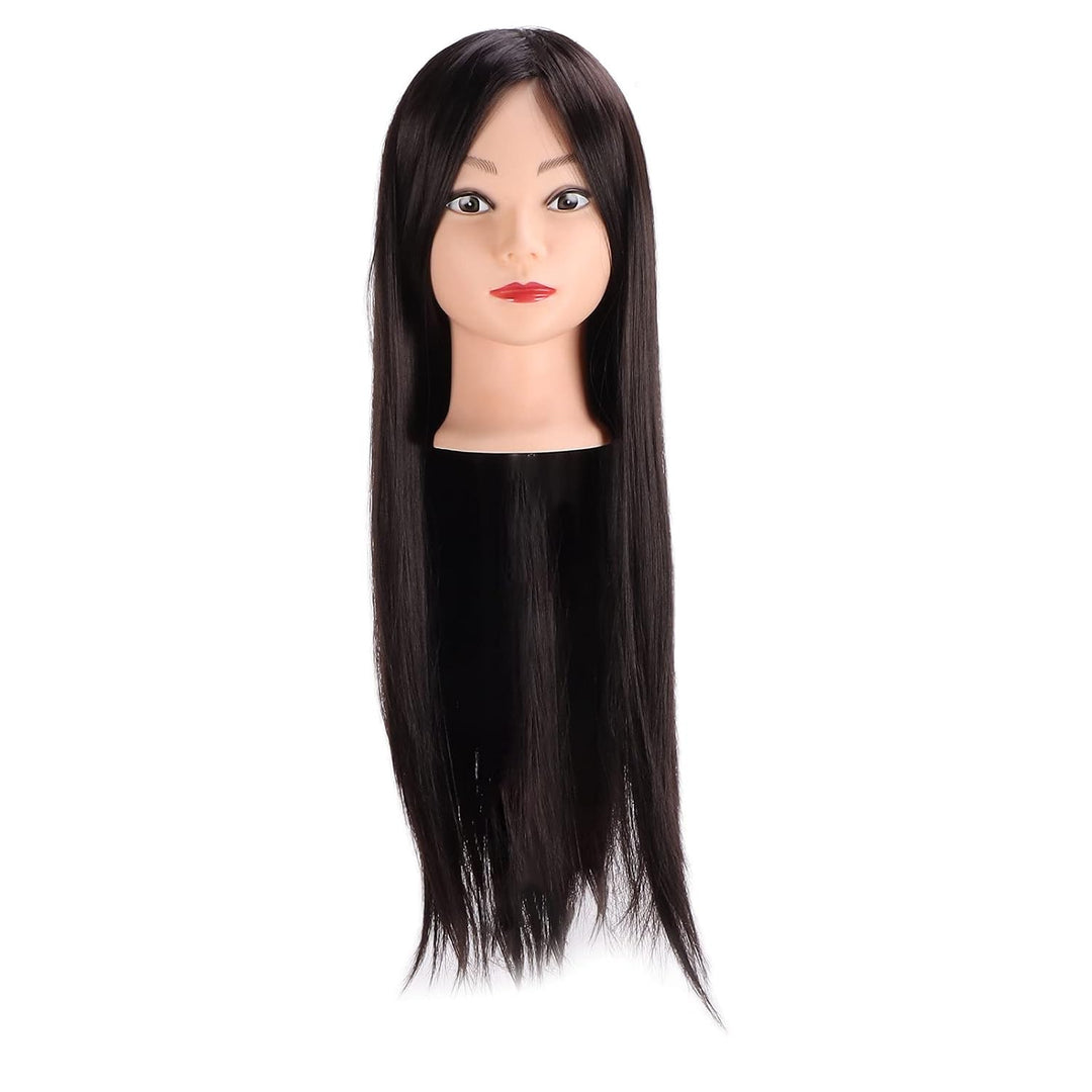 Haar-Styling-Trainings Kopf, Haar-Übungs Kopf, Langer Haar-Mannequin-Kopf Profession eller Friseur H